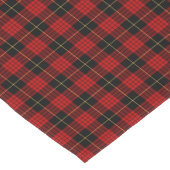 Clan MacQueen Rood en Zwart Schots Tartan Korte Tafelloper (Hoek)