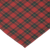 Clan MacQueen Rood en Zwart Schots Tartan Tafelkleed (Gekanteld)