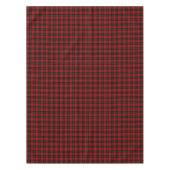 Clan MacQueen Rood en Zwart Schots Tartan Tafelkleed (Voorkant)