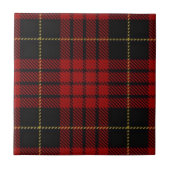 Clan MacQueen Scottish Expressions Red Tartan Tegeltje (Voorkant)