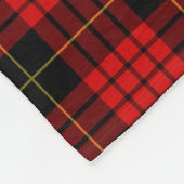 Clan MacQueen Tartan Gepersonaliseerde Naam Fleece Deken (Hoek)