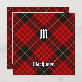 Clan MacQueen Tartan Kaart