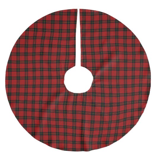Clan MacQueen Tartan Kerstboom Rok (Voorkant)