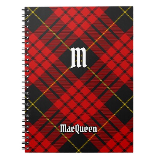 Clan MacQueen Tartan Notitieboek (Voorkant)