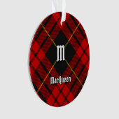 Clan MacQueen Tartan Ornament (voorkant)