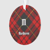 Clan MacQueen Tartan Ornament (voorkant)