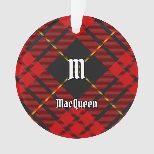 Clan MacQueen Tartan Ornament (voorkant)