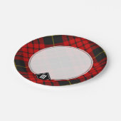 Clan MacQueen Tartan Papieren Bordje (Gekanteld)