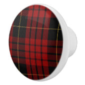Clan MacQueen Tartan Pset Drawer Pull Keramische Knop (Rechts)