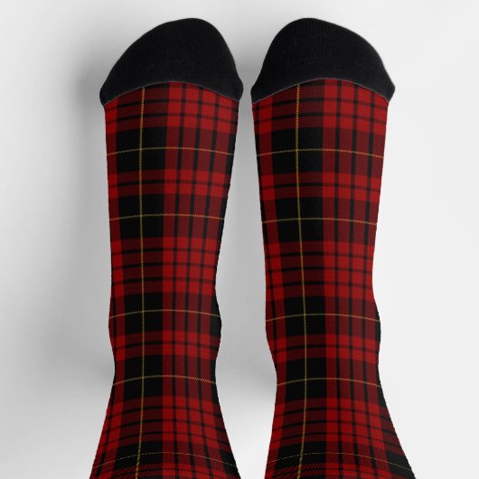 Clan MacQueen Tartan Pset Socks Sokken (Top)