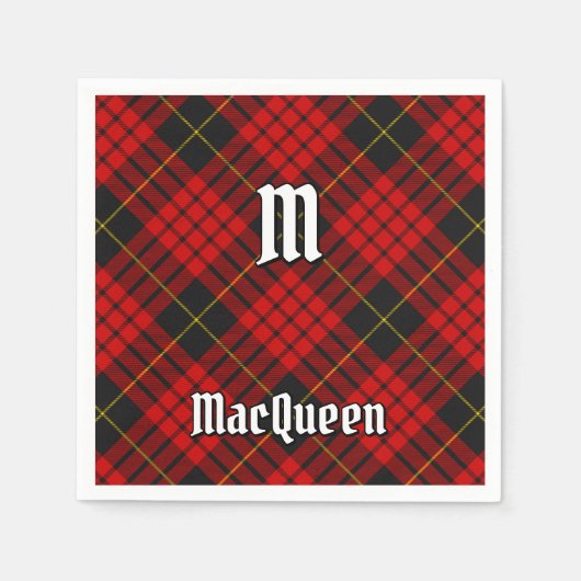 Clan MacQueen Tartan Servet (Voorkant)