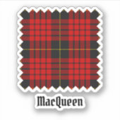 Clan MacQueen Tartan Sticker (Voorkant)