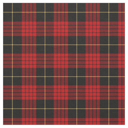 Clan MacQueen Tartan Stof (Close Up)