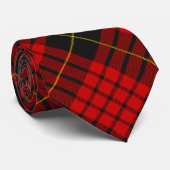Clan MacQueen Tartan Stropdas (Opgerold)