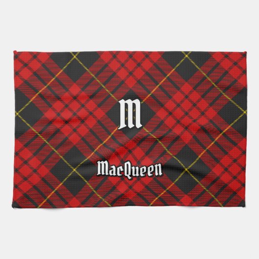 Clan MacQueen Tartan Theedoek (Horizontaal)
