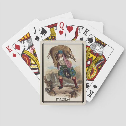 Clan MacRae Classic Scotland Bicycle Deck Pokerkaarten (Achterkant)