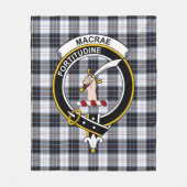 Clan MacRae Dress Modern Tartan Pset Fleece Deken (Voorkant)
