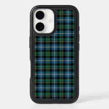 Clan MacRae Hunting Tartan Green en Blue Pset