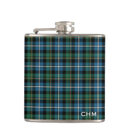 Clan MacRae Jacht Tartan Monogram Heupfles