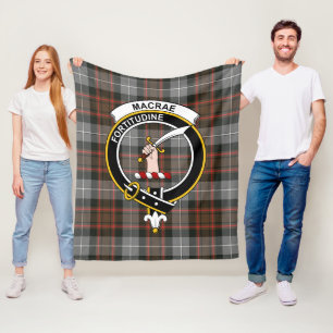 Clan MacRae Jacht Verwering Schotland Tartan Schot Fleece Deken