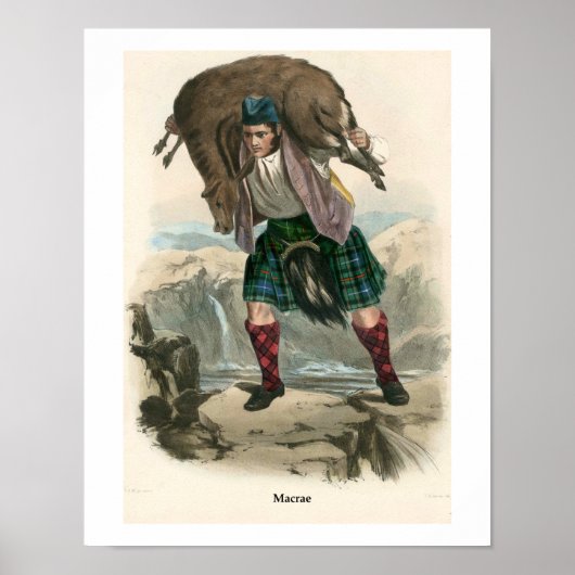 Clan Macrae Poster (Voorkant)