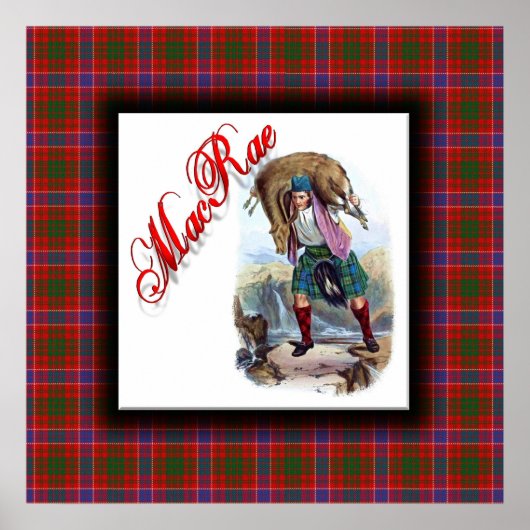 Clan MacRae Scottish Dream Poster (Voorkant)