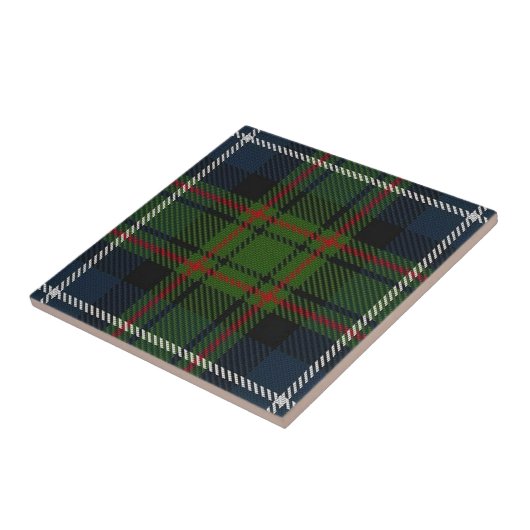 Clan MacRae Scottish Expressions Tartan Tegeltje (Zijkant)