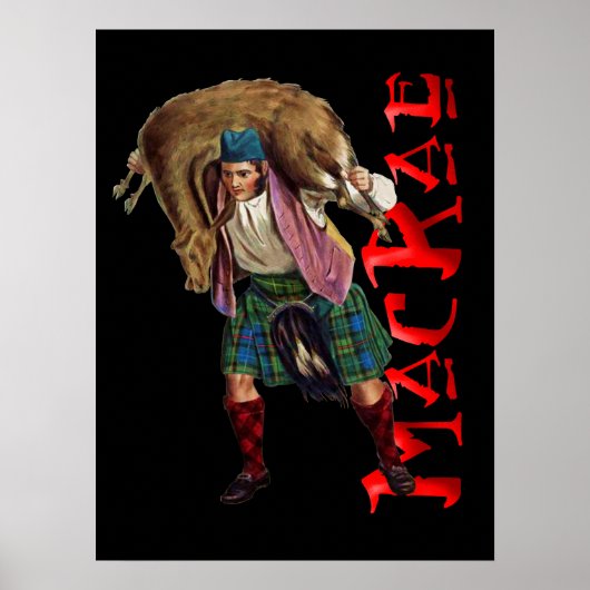Clan MacRae Scottish Highland Dream Poster (Voorkant)