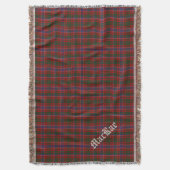 Clan MacRae Tartan Pset Custom Throw Blanket Deken (Voorkant Verticaal)