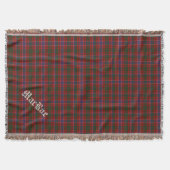 Clan MacRae Tartan Pset Custom Throw Blanket Deken (Voorkant)