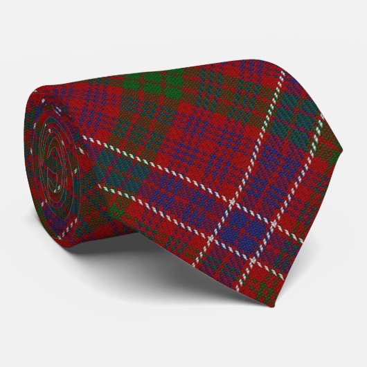 Clan MacRae Tartan Stropdas (Opgerold)