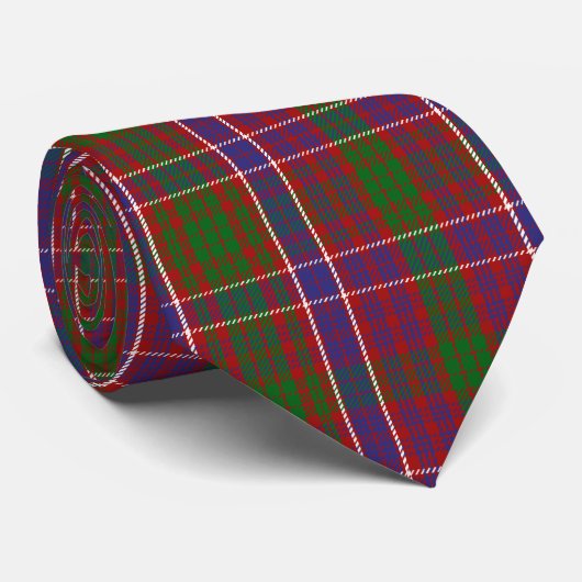 Clan MacRae Tartan Stropdas (Opgerold)
