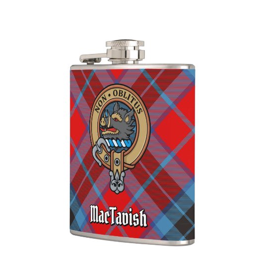 Clan MacTavish Crest Flask Heupfles (Links)