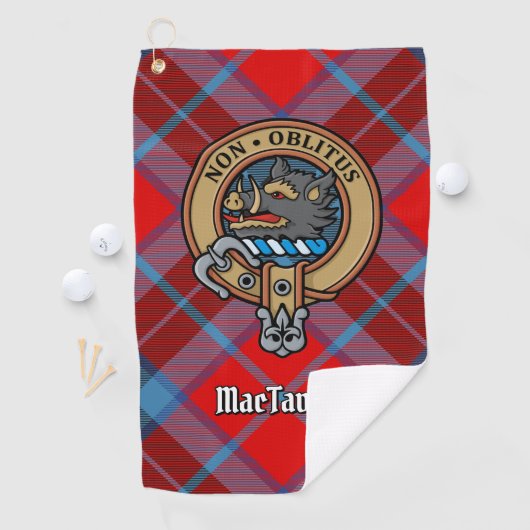 Clan MacTavish Crest Golfhanddoek (Insitu)