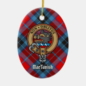 Clan MacTavish Crest keramische sieremens Keramisch Ornament (Voorkant)