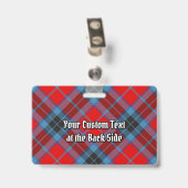 Clan MacTavish Crest over Tartan Badge (Achterkant met clip)