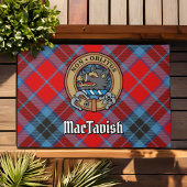 Clan MacTavish Crest over Tartan Deurmat