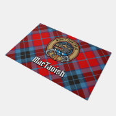 Clan MacTavish Crest over Tartan Deurmat (Schuin)