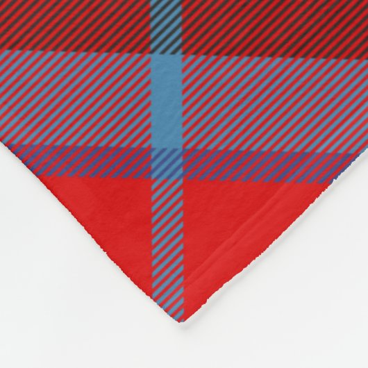 Clan MacTavish Crest over Tartan Fleece Deken (Hoek)