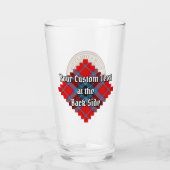 Clan MacTavish Crest over Tartan Glas (Achterkant)