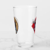 Clan MacTavish Crest over Tartan Glas (Links)