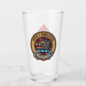 Clan MacTavish Crest over Tartan Glas (Voorkant)