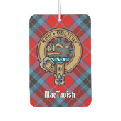 Clan MacTavish Crest over Tartan Luchtverfrisser (Voorkant)