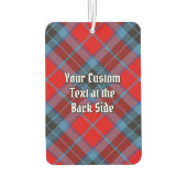 Clan MacTavish Crest over Tartan Luchtverfrisser (Achterkant)