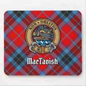 Clan MacTavish Crest over Tartan Muismat (Voorkant)