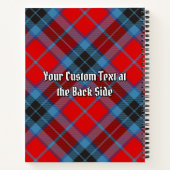 Clan MacTavish Crest over Tartan Notitieboek (Achterkant)