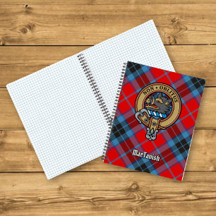 Clan MacTavish Crest over Tartan Notitieboek