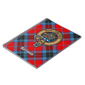 Clan MacTavish Crest over Tartan Notitieboek (Linkerzijde)