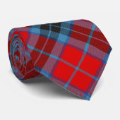Clan MacTavish Crest over Tartan Stropdas (Opgerold)