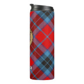 Clan MacTavish Crest over Tartan Thermosbeker (Geroteerd rechts)